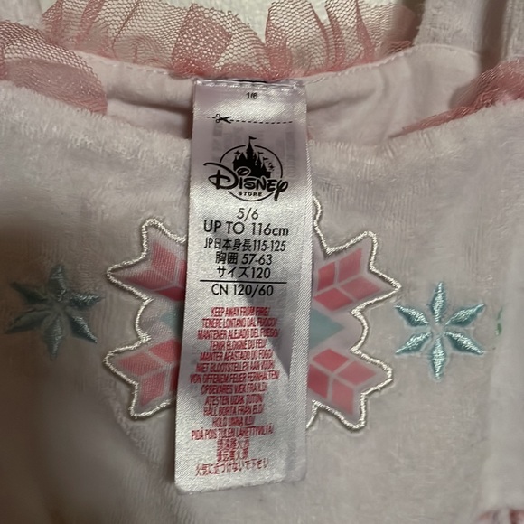 Disney Store Frozen Elsa Terry Cloth Coverup Kids size 5/6. - Picture 4 of 8